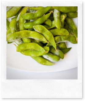 Green Japanes soybean