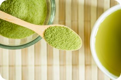 green tea powder