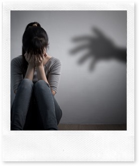 woman with sexual harassment